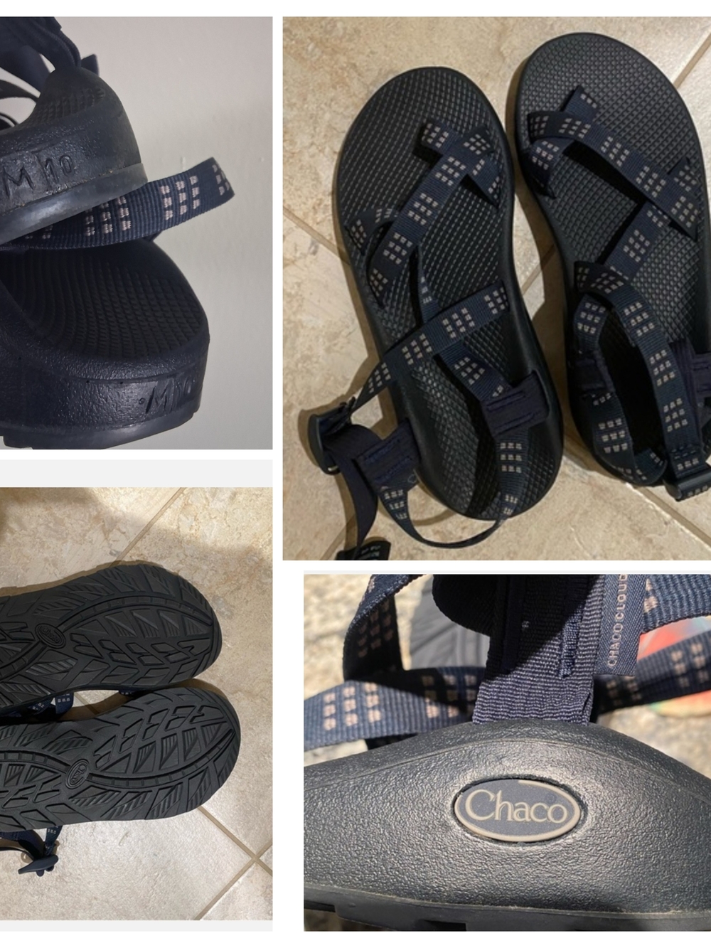 Chaco Men’s Z/cloud  2 Navy Strapped Sport Sandals